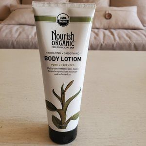 Nourish Organic Body Lotion Pure Unscented with Alo - 8 fl oz